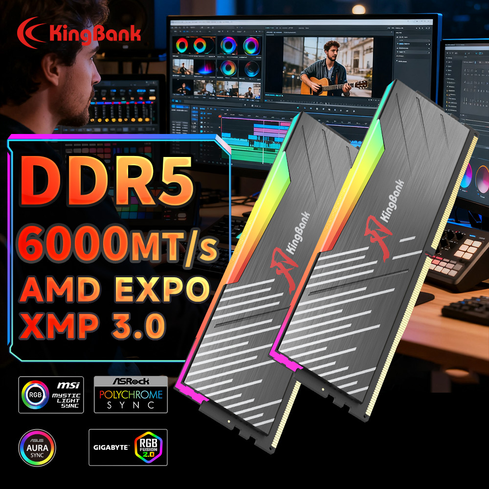 Ddr5 6000Mhz - KingBank KRRB DDR5 RGB 16GB /16GBx2