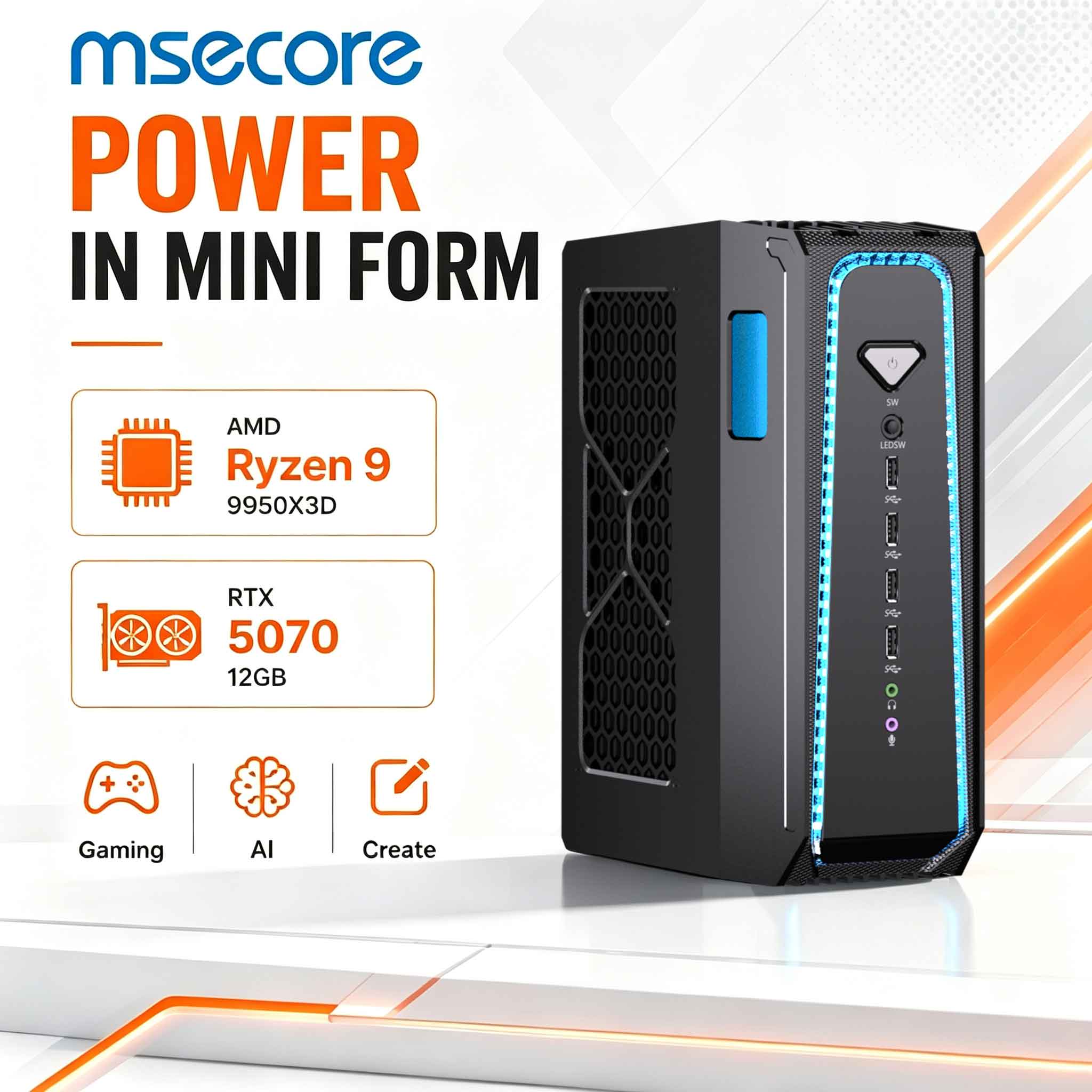 MSECORE พีซีเกมมิ่งระบบระบายคว - Ddr5 32Gb บทวิจารณ์และราคา