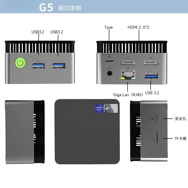 G5 Alder Lake N97 มินิพีซี ระบ - Ddr5 4800Mhz บทวิจารณ์และราคา