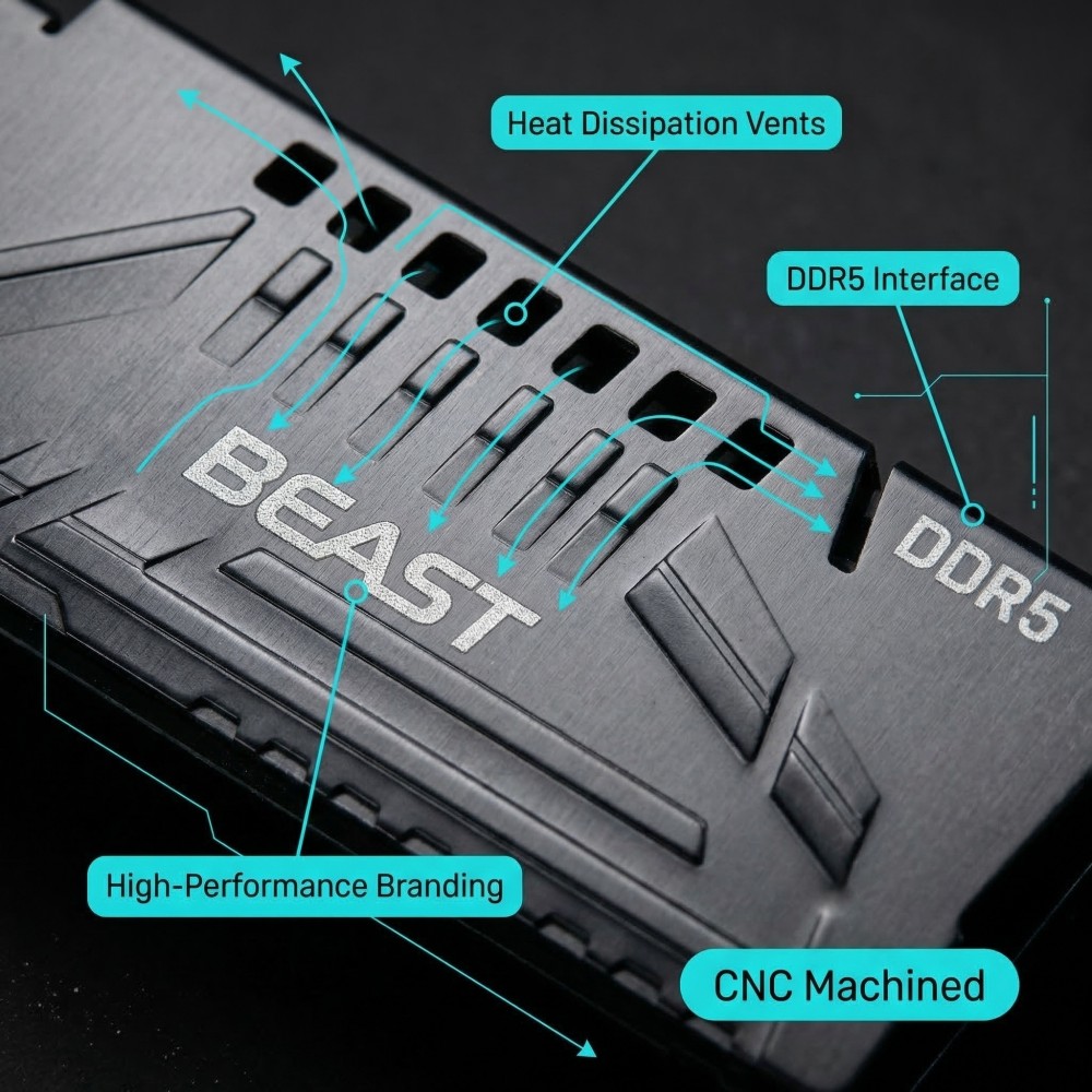 TISHRIC 10 ชิ้น แผ่นระบายความร - Ddr5 Memory บทวิจารณ์และราคา