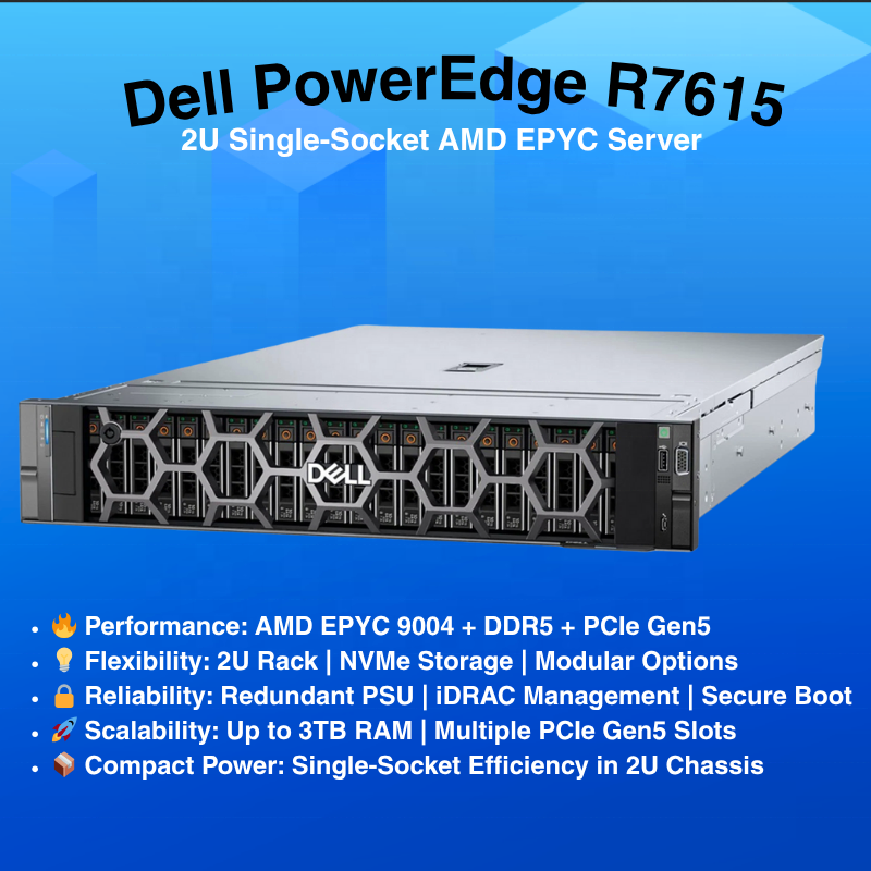เซิร์ฟเวอร์แร็ค PowerEdge R761 - Ddr5 32Gb บทวิจารณ์และราคา