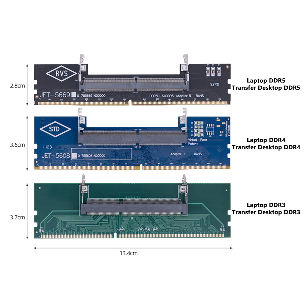 อะแดปเตอร์แปลงหน่วยความจำแล็ปท - Ddr5 Laptop Ram บทวิจารณ์และราคา