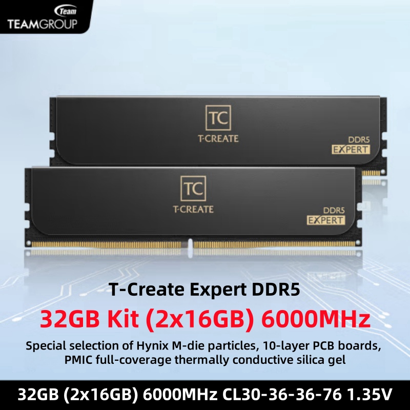 TEAMGROUP T-Create Expert CL30 - Ddr5 6000Mhz บทวิจารณ์และราคา