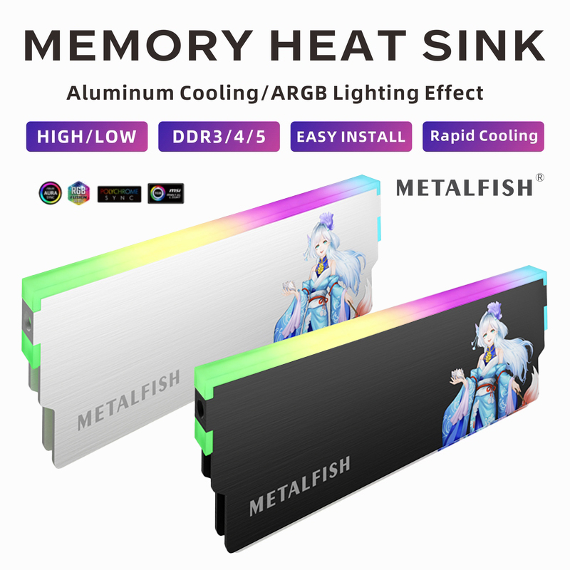 METALFISH DRAM ฮีทซิงค์ 5 V-3P - Ddr5 Memory บทวิจารณ์และราคา