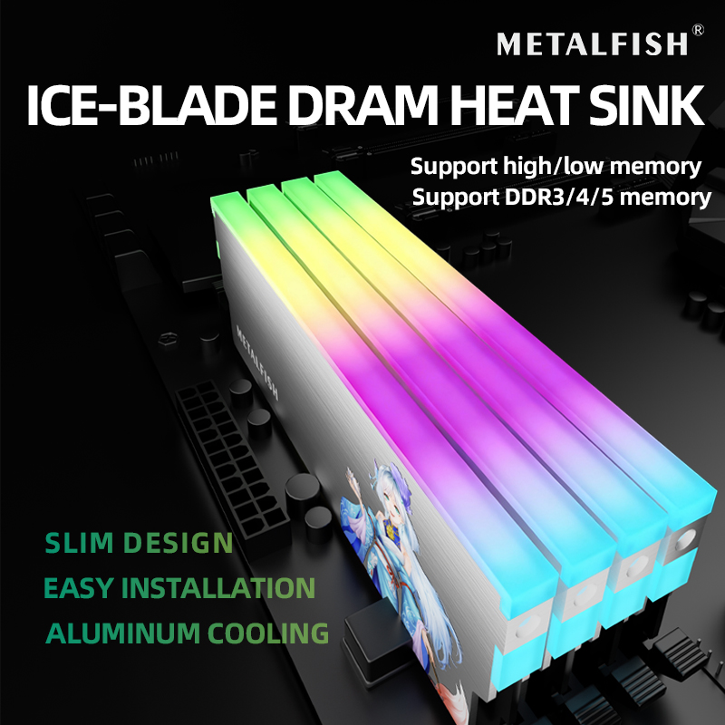 METALFISH DRAM ฮีทซิงค์ 5 V-3P - Ddr5 Memory บทวิจารณ์และราคา