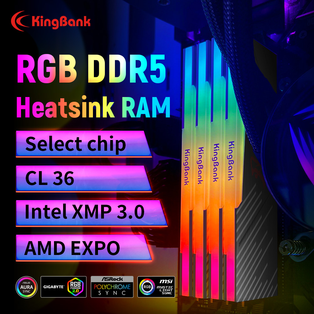 KingBank KRRB DDR5 RGB 16GB /1 - Ddr5 6000Mhz บทวิจารณ์และราคา